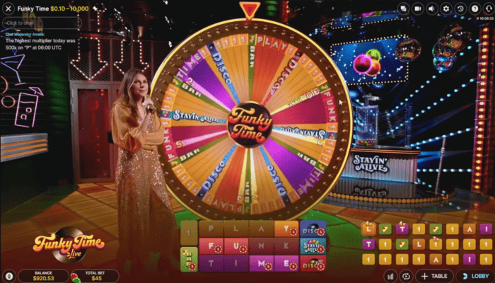 ফাঙ্কি টাইম গেম প্রধান স্ক্রিন